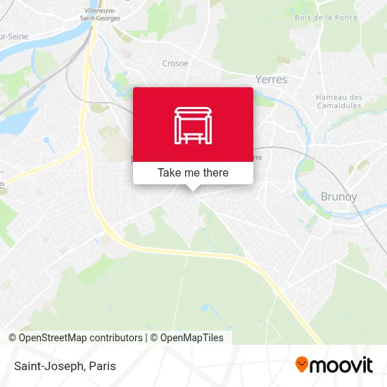 Saint-Joseph map