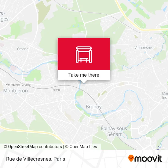 Rue de Villecresnes map