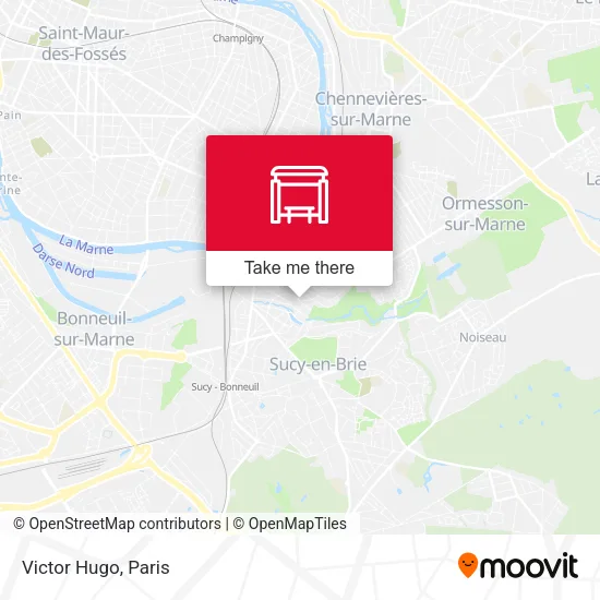Victor Hugo map