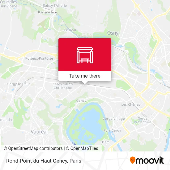 Rond-Point du Haut Gency map