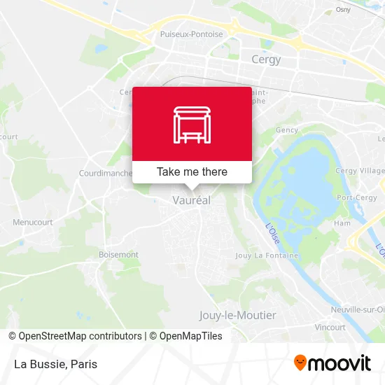 La Bussie map