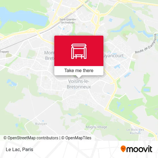 Le Lac map