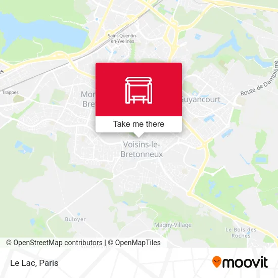 Le Lac map
