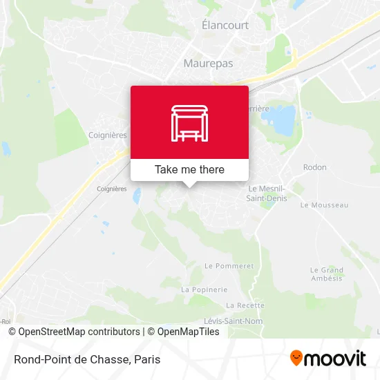 Mapa Rond-Point de Chasse