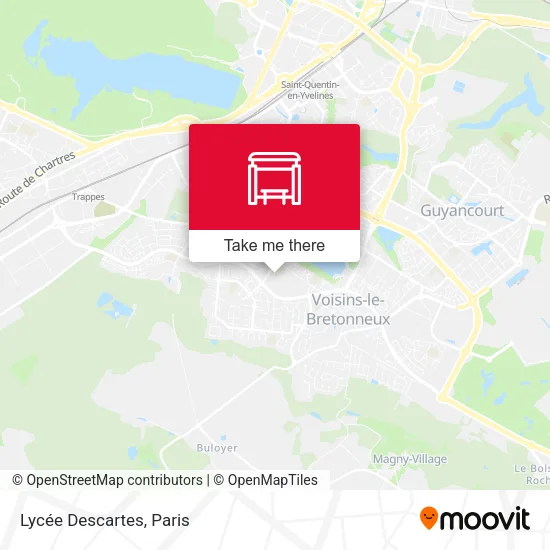 Lycée Descartes map