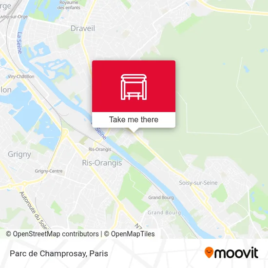 Parc de Champrosay map