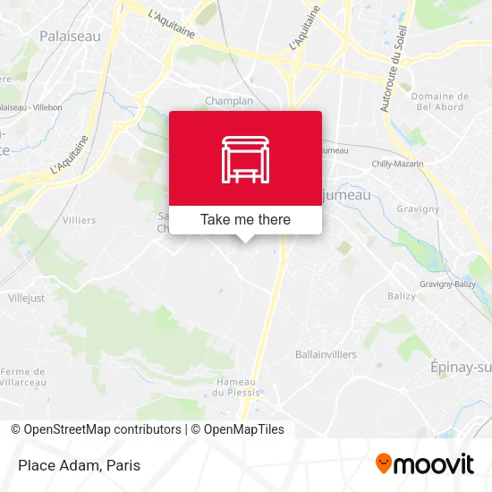 Place Adam map
