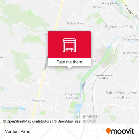 Mapa Verdun