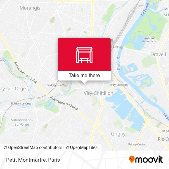 Petit Montmartre map