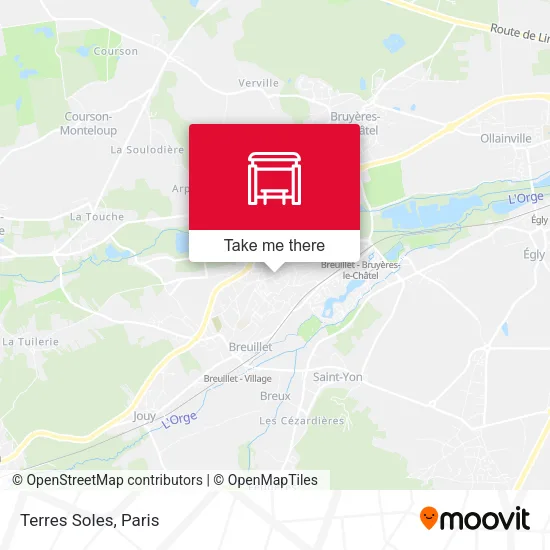 Terres Soles map