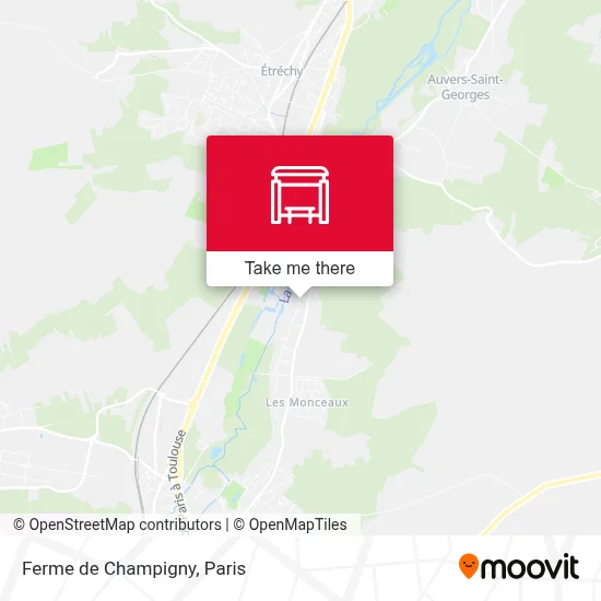 Ferme de Champigny map