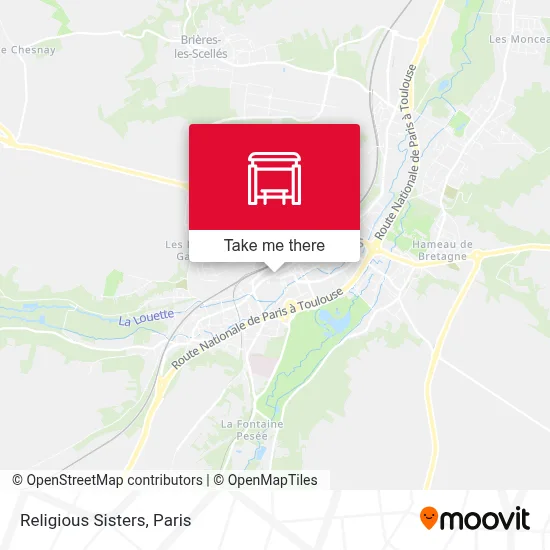 Religieuses map