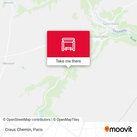 Creux Chemin map