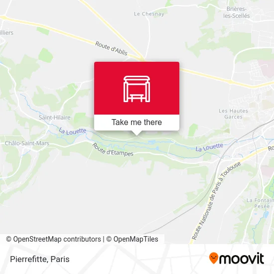 Mapa Pierrefitte