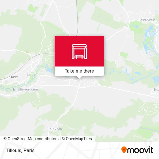 Tilleuls map