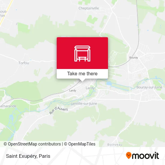 Saint Exupéry map
