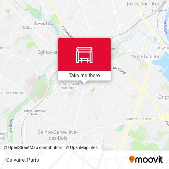 Calvaire map