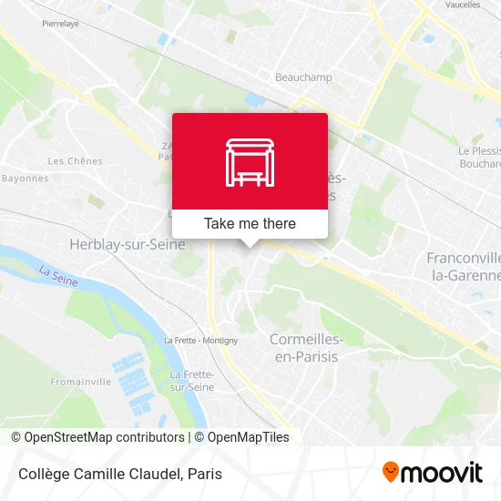 Collège Camille Claudel map