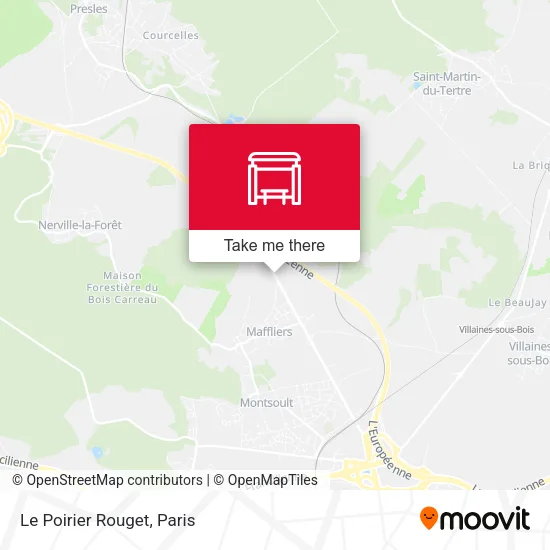 Le Poirier Rouget map