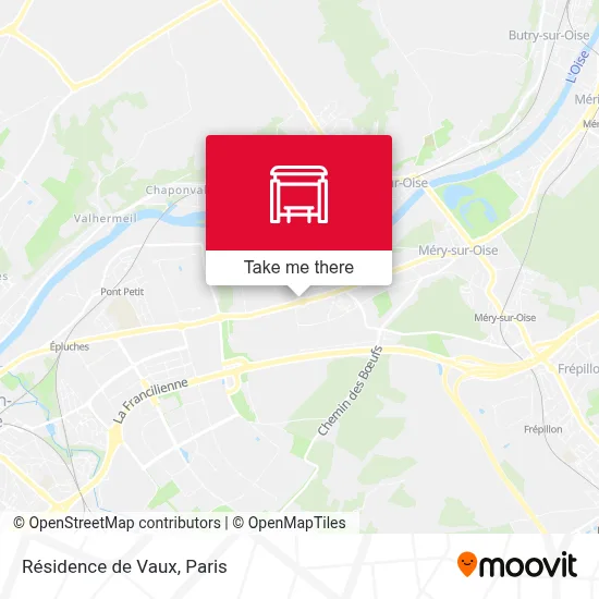 Résidence de Vaux map