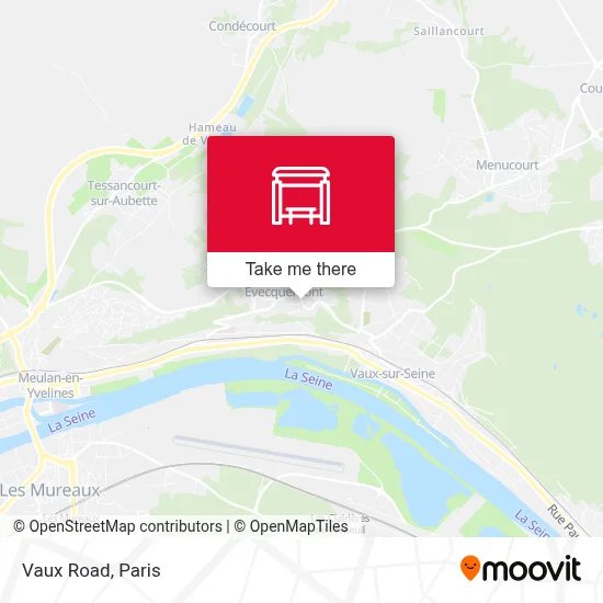 Route de Vaux map