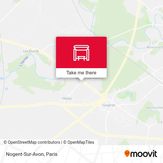 Nogent-Sur-Avon map