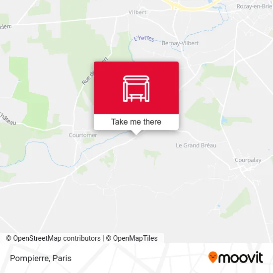 Mapa Pompierre