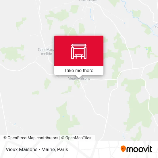 Vieux Maisons - Mairie map