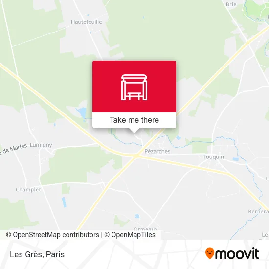 Les Grès map