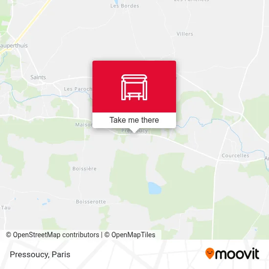 Pressoucy map