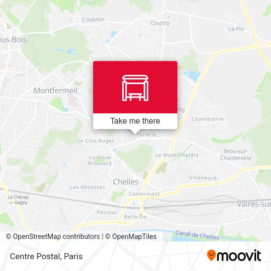 Centre Postal map