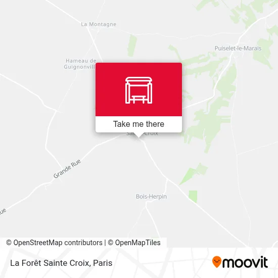 La Forêt Sainte Croix map