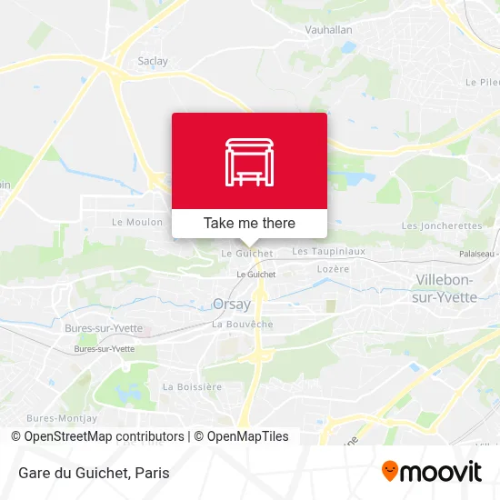 Gare du Guichet map