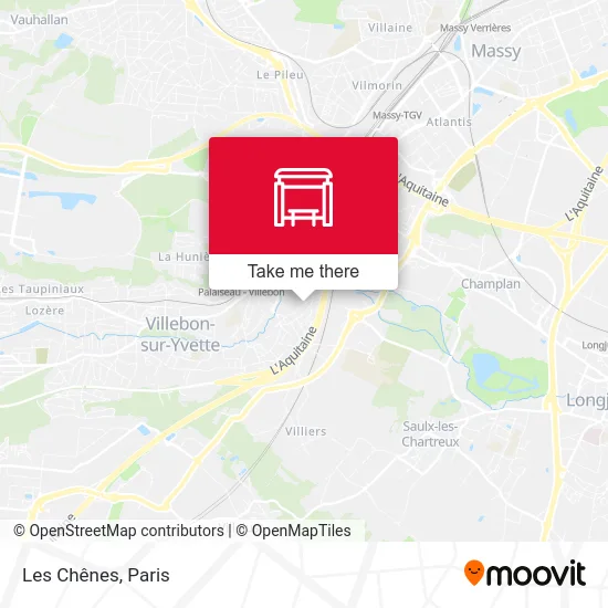 Mapa Les Chênes