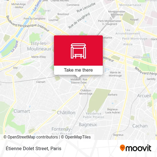 Rue Étienne Dolet map
