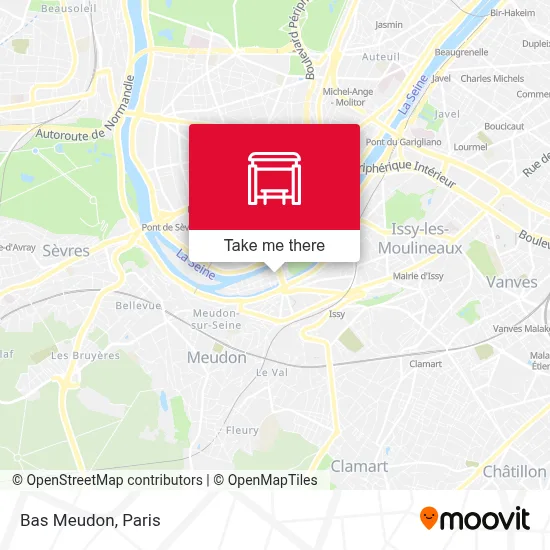 Bas Meudon map
