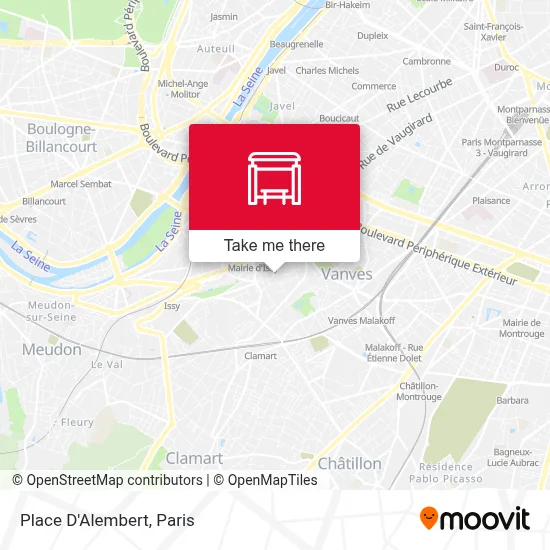 Place D'Alembert map