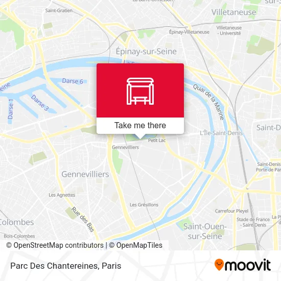 Parc Des Chantereines map