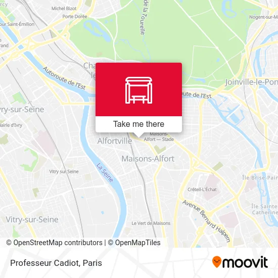 Professeur Cadiot map