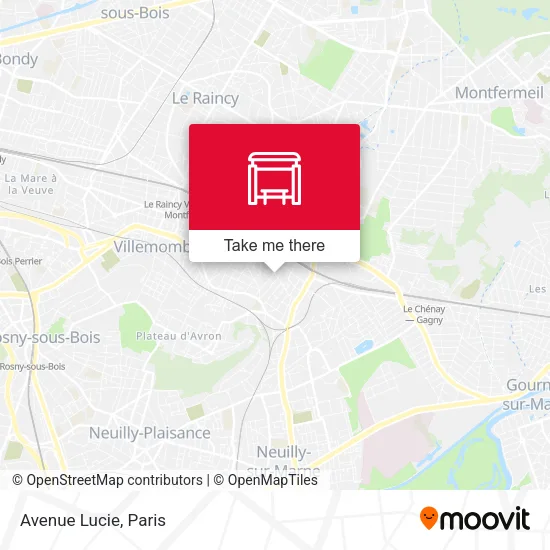 Avenue Lucie map
