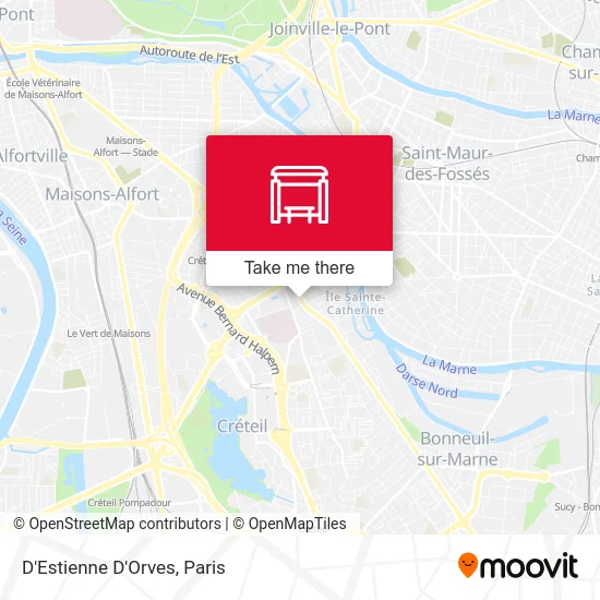 D'Estienne D'Orves map