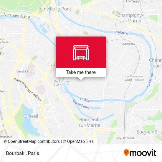 Bourbaki map