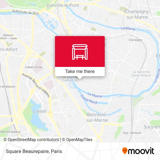 Square Beaurepaire map