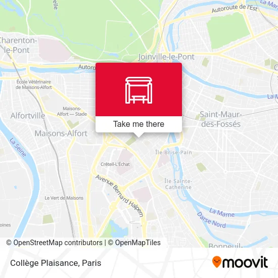 Collège Plaisance map