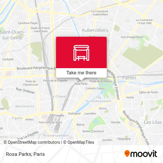 Rosa Parks map