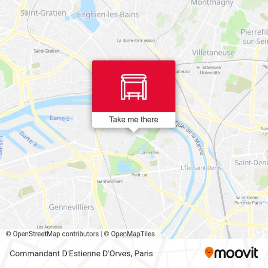 Commandant D'Estienne D'Orves map