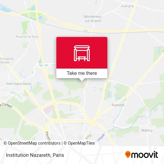 Institution Nazareth map