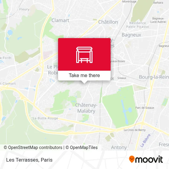 Les Terrasses map