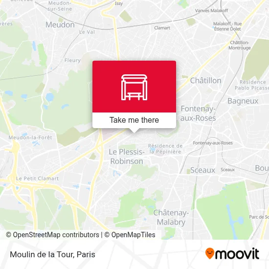 Moulin de la Tour map