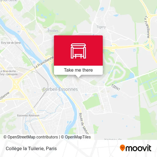 Collège la Tuilerie map
